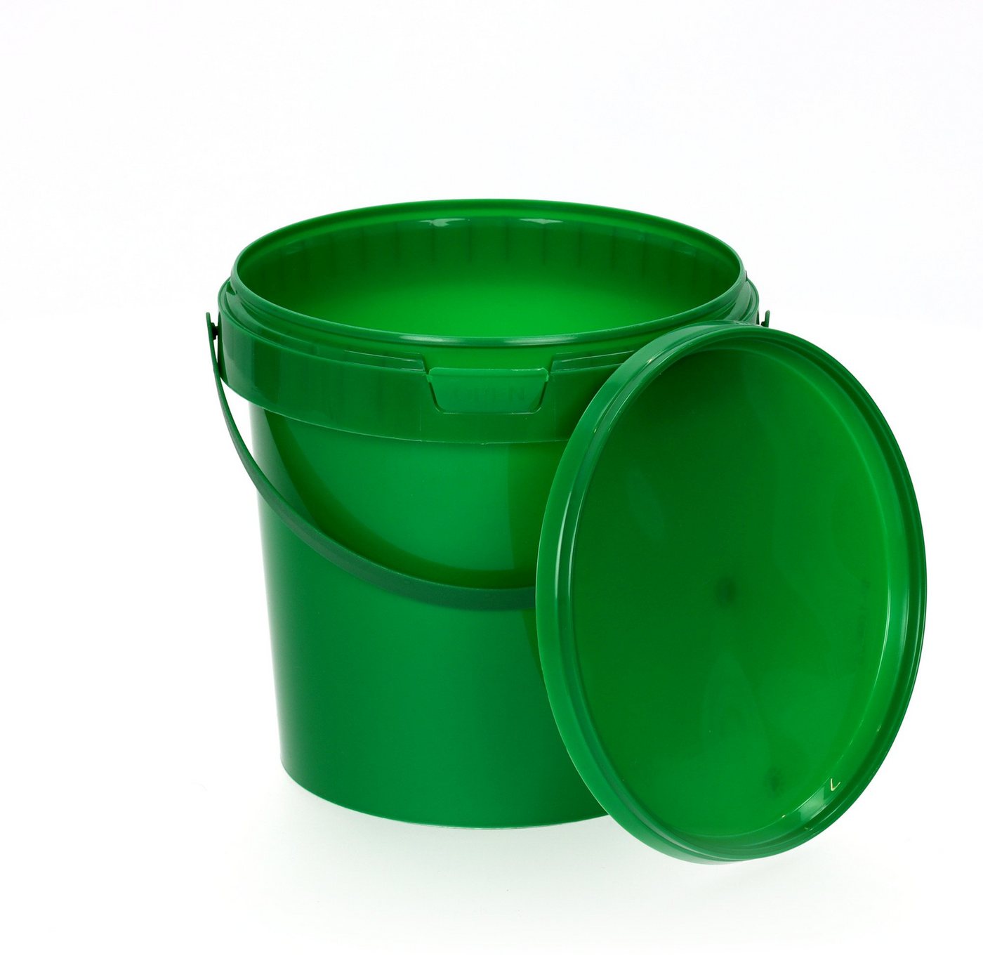 BENBOW Aufbewahrungssystem Eimer mit Deckel 30 20 10 1 0,5 L Grün Lebensmittelecht Eimer, Polypropylen - Lebensmittelecht, Geschmacksneutral, Auslaufsicher, (5- – Bild 2 von 5