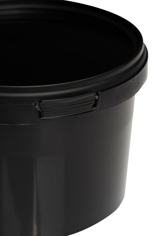 BENBOW Aufbewahrungssystem Eimer mit Deckel 30 20 10 5 3 1 0,5 L Schwarz Lebensmittelecht Eimer, Polypropylen - Lebensmittelecht, Geschmacksneutral, Auslaufsich – Bild 2 von 4