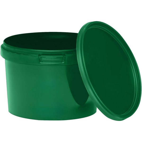 BENBOW Putzeimer Eimer mit Deckel 30 20 10 5 3 1 0,5 L Viele Farben Lebensmittelecht, (1-tlg., PZH-, BRC- und DIN-ISO-zertifiziert), für Lebensmittel, Farben, C