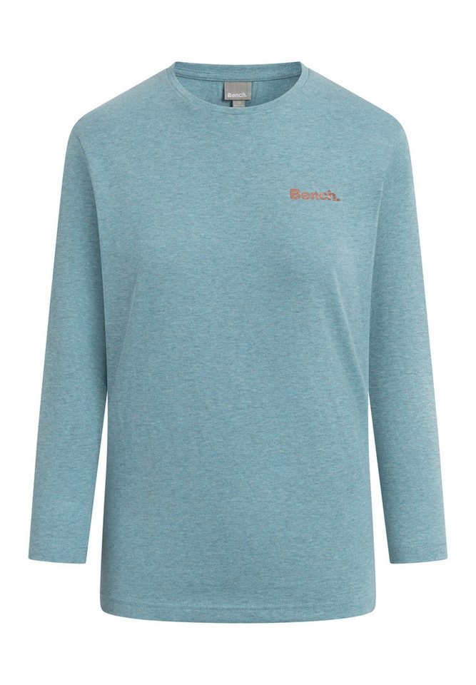 Bench. 3/4-Arm-Shirt ROMILEY tailliertes Basic mit 3/4 Arm und Logoprint im Metallic-Holo Stil – Bild 4 von 4