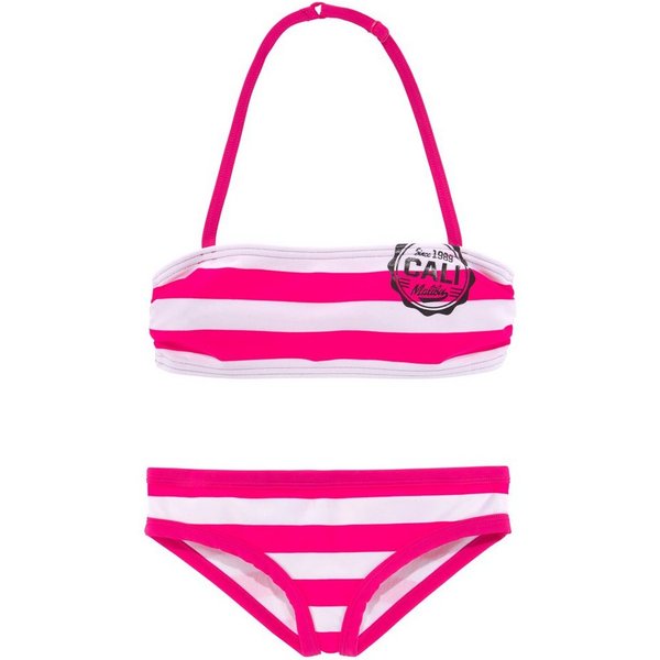 Bench. Bandeau-Bikini mit trendigen Streifen