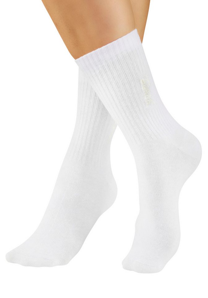Bench. Basicsocken Damensocken hochgeripptes Bündchen (Packung, 3-Paar, Gr. 35-38 bis 39-42) mit Bench Logo Stickerei – Bild 2 von 5