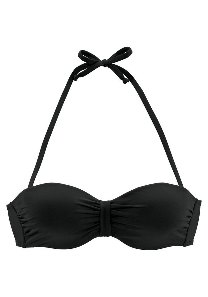 Bench. Bügel-Bandeau-Bikini-Top, im Uni-Style – Bild 2 von 5