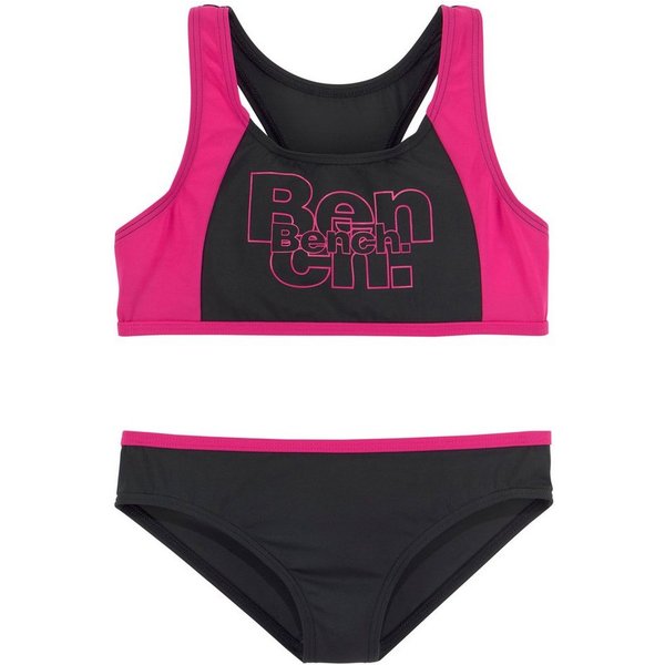 Bench. Bustier-Bikini mit kontrastfarbigen Einsätzen