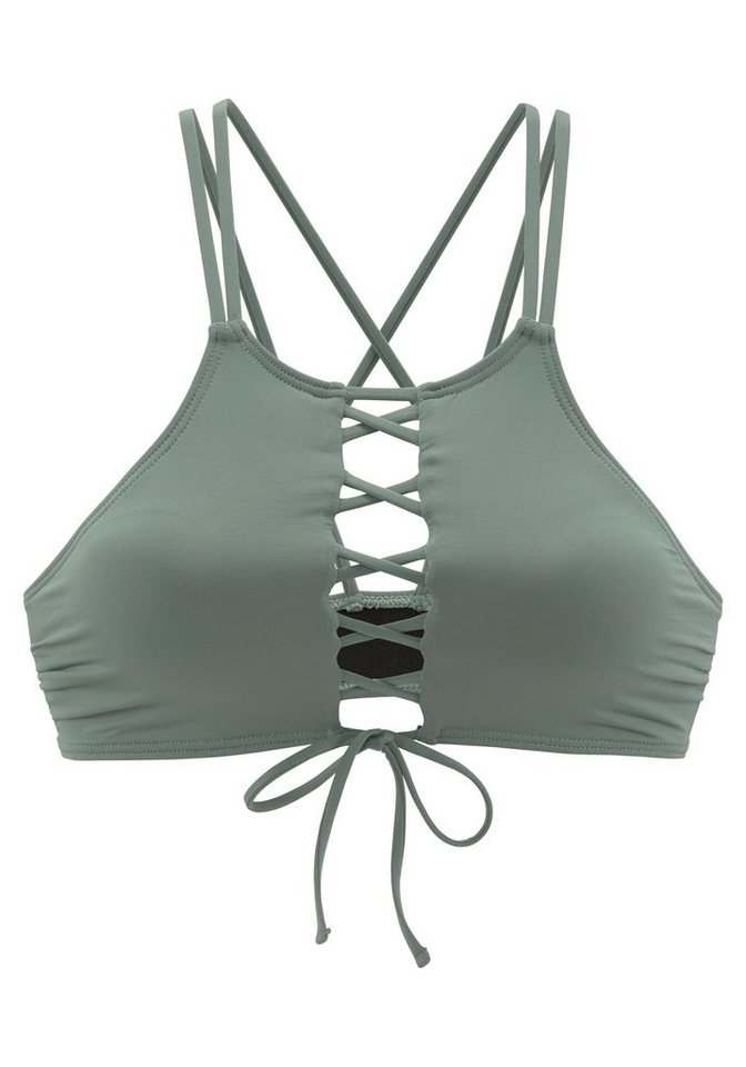 Bench. Bustier-Bikini-Top Perfect, mit raffinierter Schnürung – Bild 2 von 5