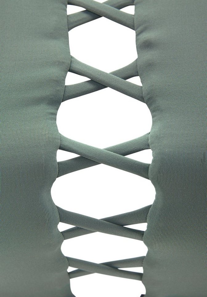 Bench. Bustier-Bikini-Top Perfect, mit raffinierter Schnürung – Bild 3 von 5
