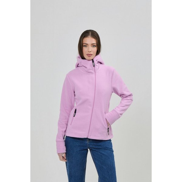 Bench. Fleecejacke NINJA mit Reißverschluss, aus Polyester und Kunstfaser, Langarm