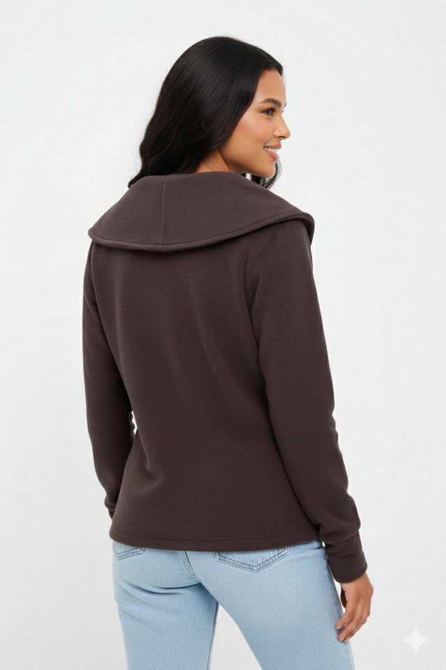 Bench. Fleecepullover APRILLE warmes, tailliertes Fleeceshirt mit Troyerkragen und Seitentaschen – Bild 2 von 4
