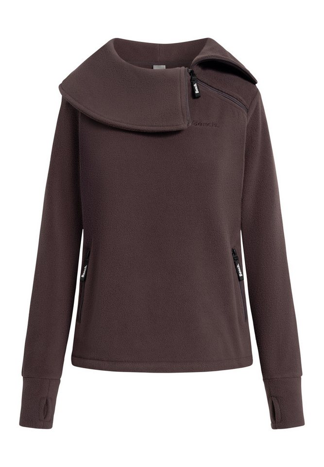 Bench. Fleecepullover APRILLE warmes, tailliertes Fleeceshirt mit Troyerkragen und Seitentaschen – Bild 3 von 4