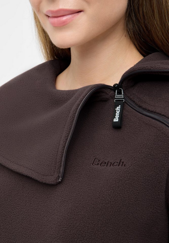 Bench. Fleecepullover APRILLE warmes, tailliertes Fleeceshirt mit Troyerkragen und Seitentaschen – Bild 4 von 4