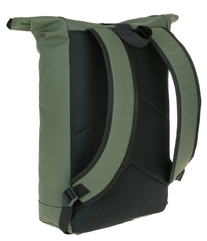 Bench. Freizeitrucksack Roll-Top Kurierrucksack Hydro aus Plane wetterfest A4, Laptop Fach Rucksack Daypack Tagesrucksack 64175 + Etui – Bild 5 von 5