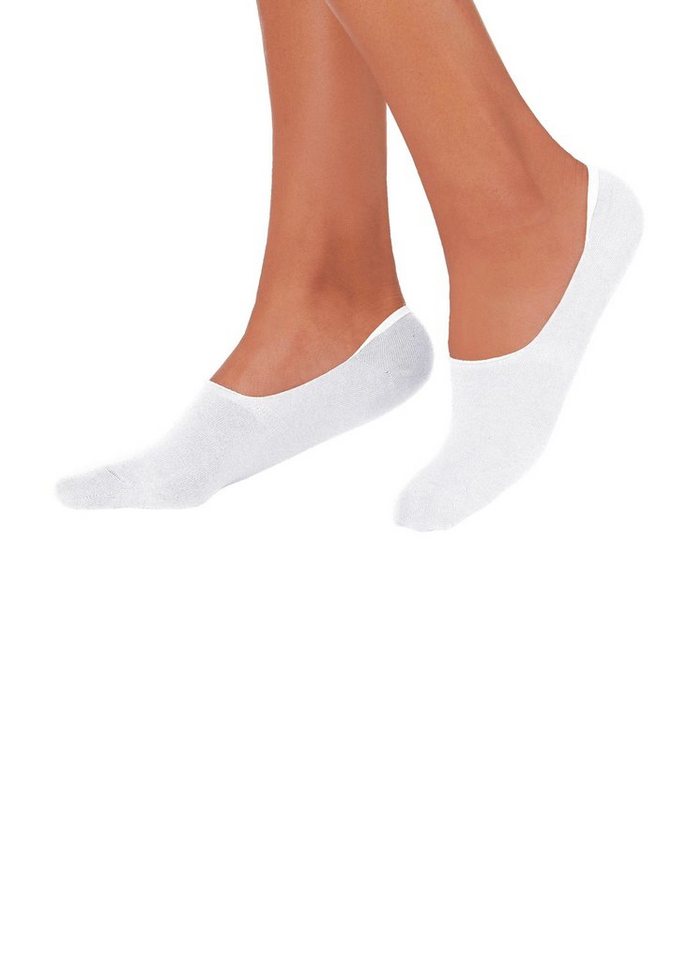 Bench. Füßlinge Damen Unsichtbare Sneaker Socken, (Packung, 5-Paar, No Show) für weit ausgeschnittene Schuhe, Loafers, Halbschuhen, Oxford-Schuhe – Bild 3 von 5
