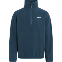 BENCH Herren Pullover mit Reißverschluss (Navy, L)