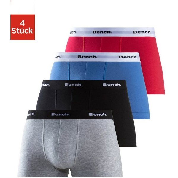 Bench. Hipster (Packung, 4-St) knapp sitzende Boxershorts aus Baumwollmischung