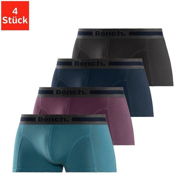 Bench. Hipster (Packung, 4-St) knapp sitzende Boxershorts aus Baumwollmischung