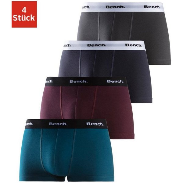 Bench. Hipster (Packung, 4-St) knapp sitzende Boxershorts aus Baumwollmischung
