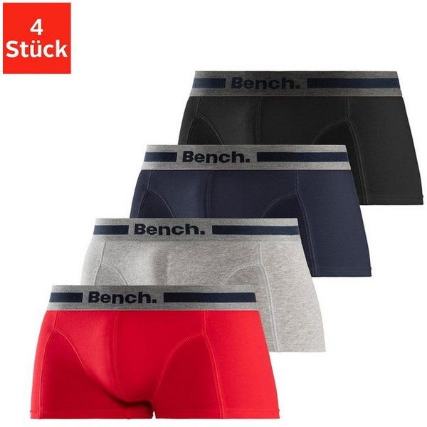 Bench. Hipster (Packung, 4-St) knapp sitzende Boxershorts aus Baumwollmischung