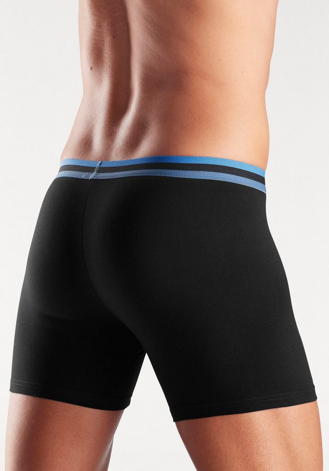 Bench. Langer Boxer (Packung, 3-St) Unterhosen mit elastischem Bund und Logodruck auf dem Bein – Bild 3 von 5