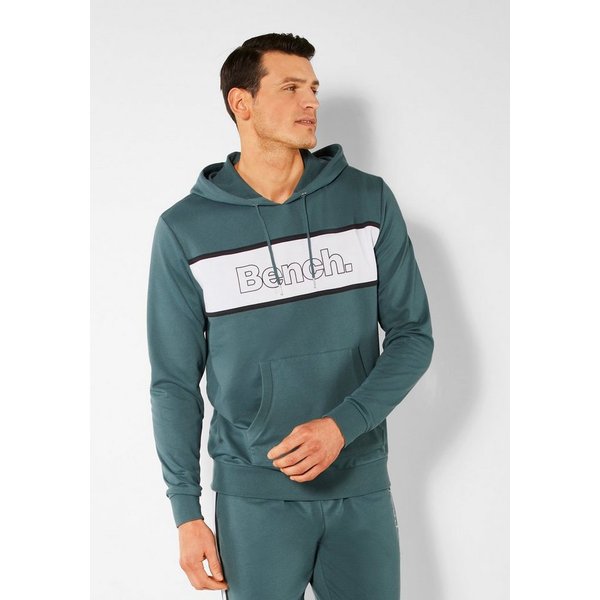 Bench. Loungewear Hoodie Langarm, Sweatshirt mit Rundhals und Kapuze, Baumwollmischung