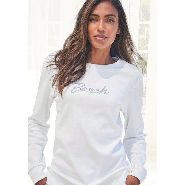 Bench. Loungewear Sweatshirt mit Logostickerei, Loungewear