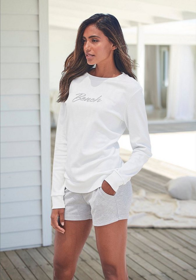 Bench. Loungewear Sweatshirt mit Logostickerei, Loungewear – Bild 3 von 5