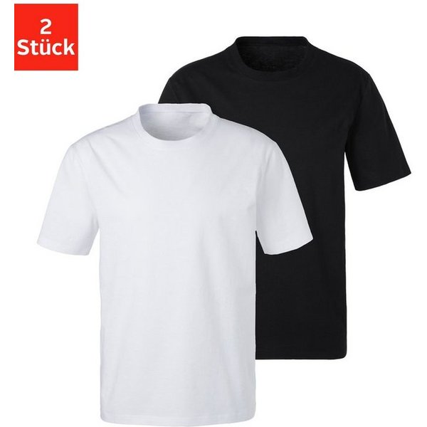 Bench. Loungewear T-Shirt (2er-Pack) Basic in uni