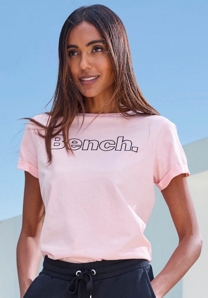 Bench. Loungewear T-Shirt (Packung, 2-tlg) im doppelpack mit Logodruck, Loungewear – Bild 3 von 5