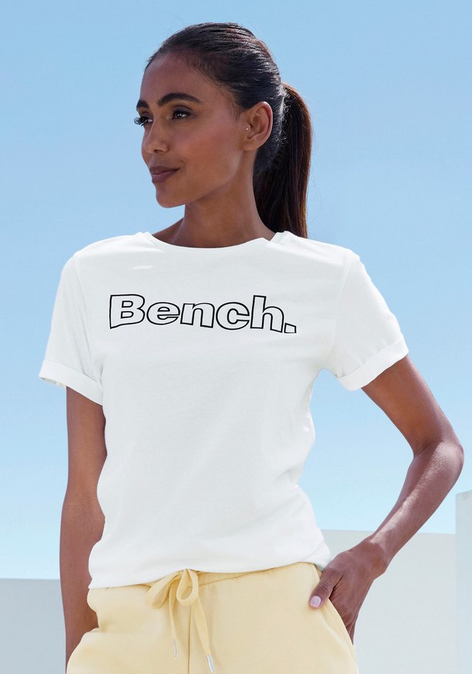Bench. Loungewear T-Shirt (Packung, 2-tlg) im doppelpack mit Logodruck, Loungewear – Bild 3 von 5