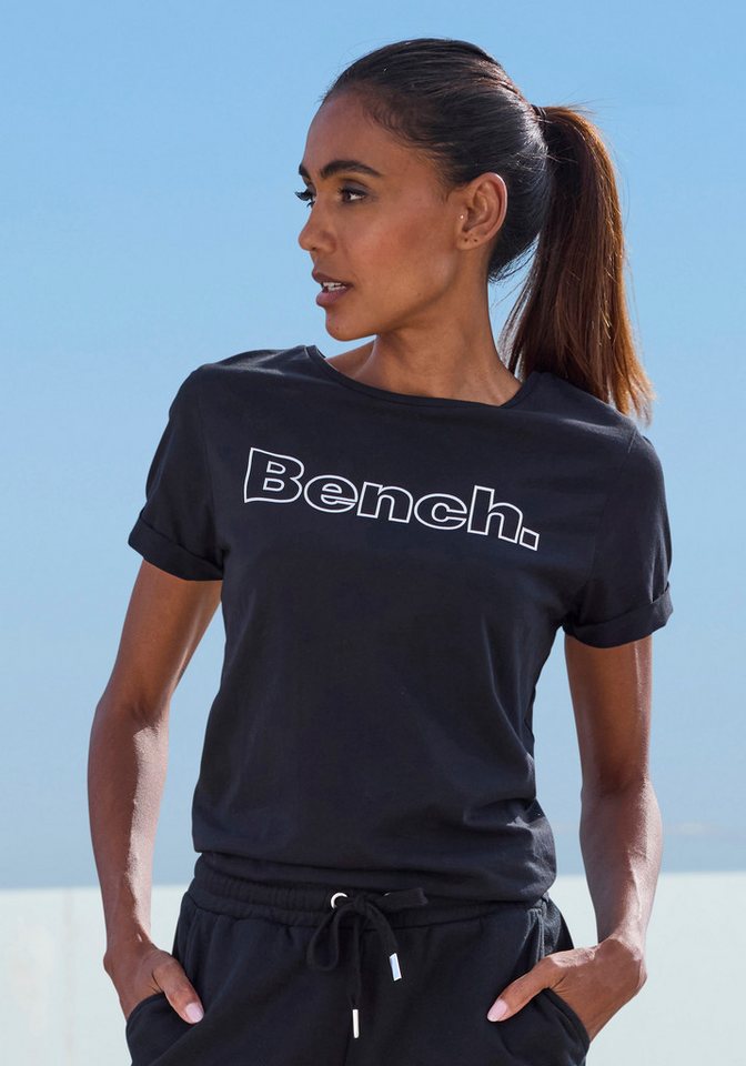 Bench. Loungewear T-Shirt (Packung, 2-tlg) im doppelpack mit Logodruck, Loungewear – Bild 4 von 5