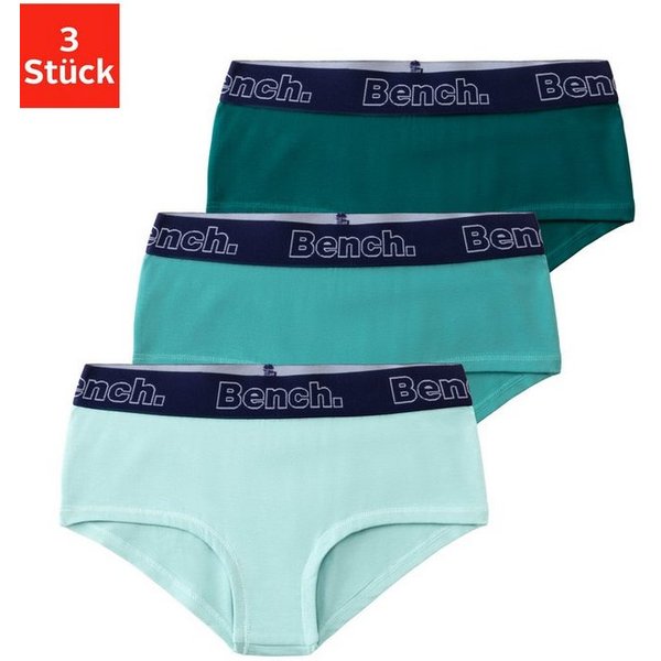 Bench. Panty (Packung, 3-St) unifarben, mit Logobund, Baumwollmischung