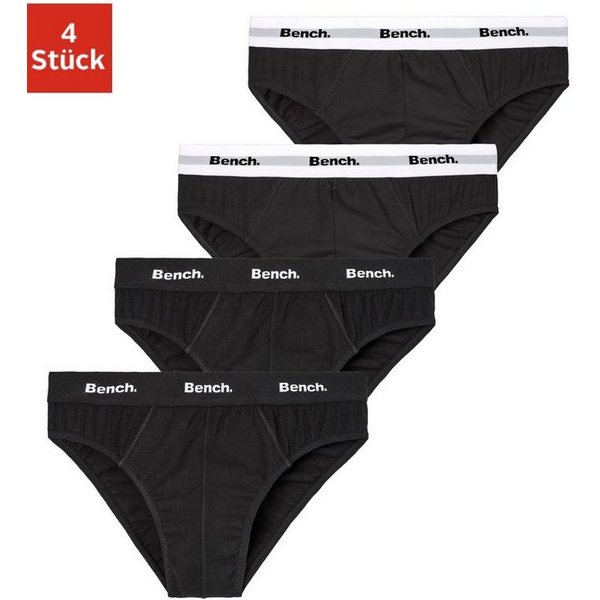 Bench. Slip (Packung, 4-St) mit kontrastfarbigem Webbündchen