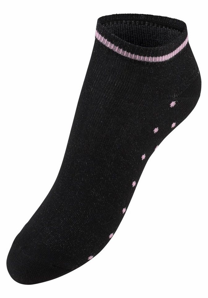 Bench. Sneakersocken Damen bunte Söckchen, unterschiedliche Designs (Packung, 5-Paar, Gr. 35-38 bis 39-42) gestreift und gepunktet – Bild 5 von 5