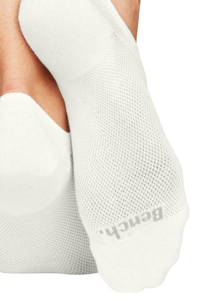Bench. Sneakersocken Damen Füßlinge, Rutschfest Silikon, Atmungsaktive Kurzsocken (Packung, 10-Paar, No Show) mit Pikeestruktur für Loafer und Sneaker Schuhe – Bild 4 von 5