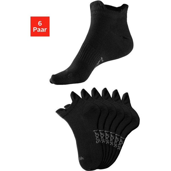 Bench. Sneakersocken (Packung, 6-Paar) mit feiner Mesh Konstruktion und Mittelfußgummi