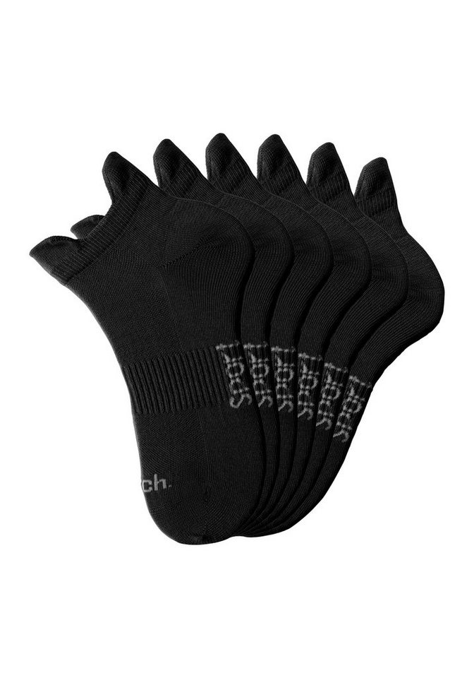 Bench. Sneakersocken (Packung, 6-Paar) mit feiner Mesh Konstruktion und Mittelfußgummi – Bild 2 von 5