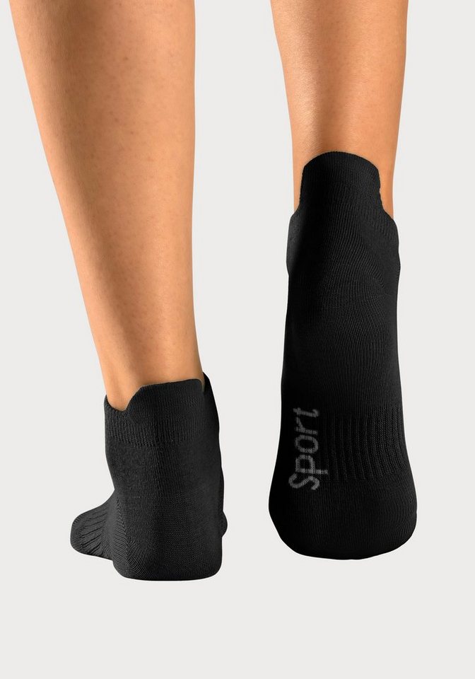 Bench. Sneakersocken (Packung, 6-Paar) mit feiner Mesh Konstruktion und Mittelfußgummi – Bild 3 von 5