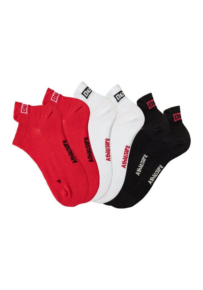 Bench. Sneakersocken (Packung, 6-Paar) mit Lüftungskanälen in Netzstruktur – Bild 2 von 5