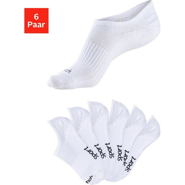 Bench. Sneakersocken (Packung, 6-Paar) nicht sichtbar in Sneakern