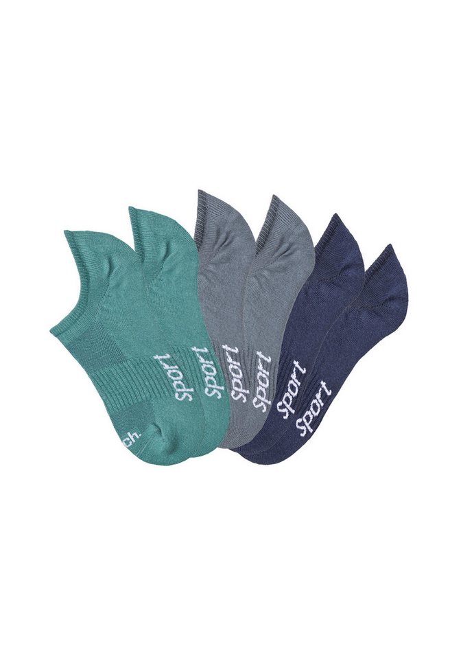 Bench. Sneakersocken (Packung, 6-Paar) nicht sichtbar in Sneakern – Bild 2 von 5