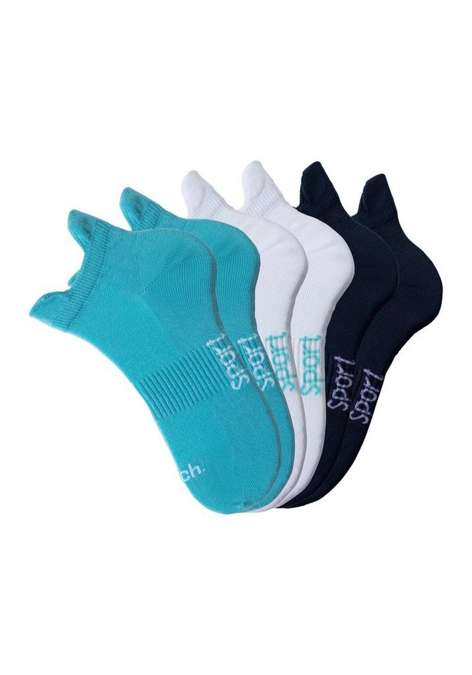 Bench. Sneakersocken (Packung, 6-Paar) mit feiner Mesh Konstruktion und Mittelfußgummi – Bild 2 von 5