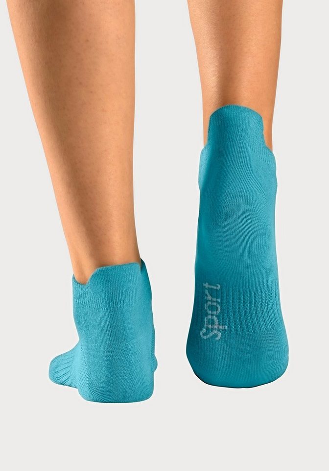 Bench. Sneakersocken (Packung, 6-Paar) mit feiner Mesh Konstruktion und Mittelfußgummi – Bild 3 von 5