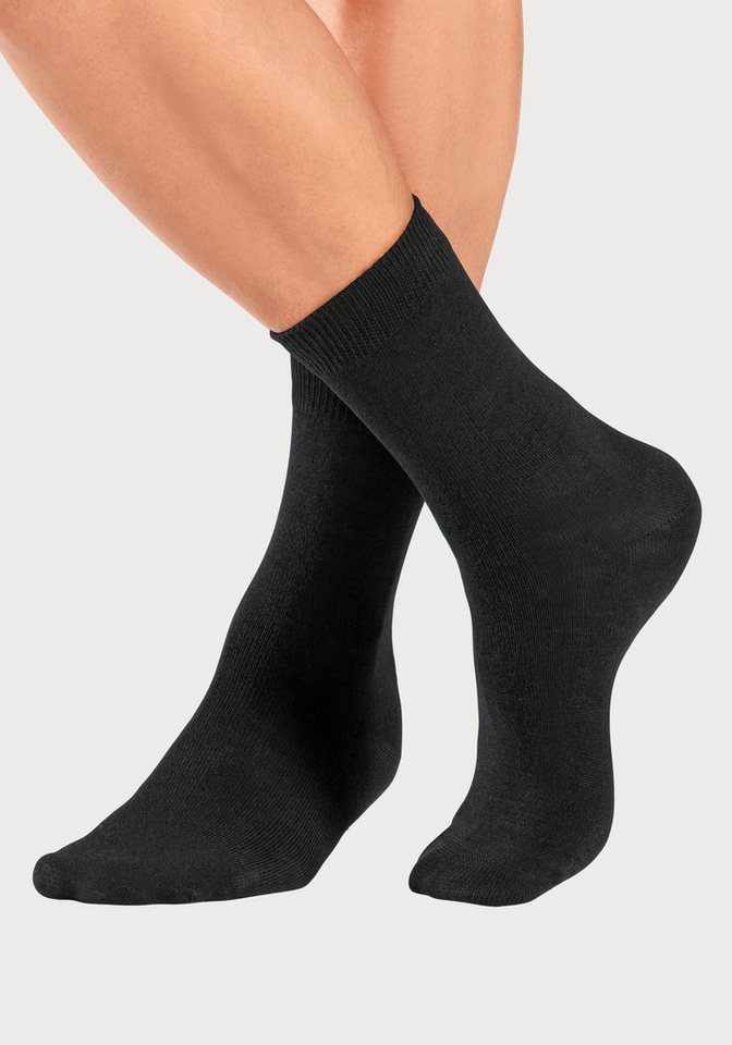 Bench. Socken Herren Wollsocken, Basic uni (Packung, 3-Paar, Gr. 39-42 bis 47-48) Herrensocken mit wärmender Wolle – Bild 3 von 5