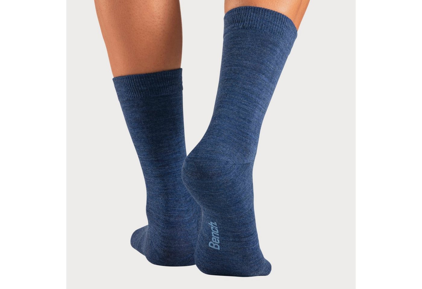 Bench. Socken Herren Wollsocken, Basic uni (Packung, 3-Paar, Gr. 39-42 bis 47-48) Herrensocken mit wärmender Wolle – Bild 5 von 5