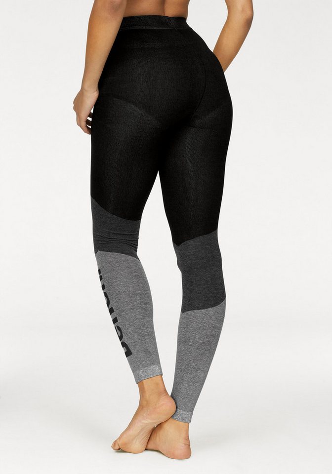Bench. Strickstrumpfleggings Damen, Teenie (Packung Gr. 32/34 bis 40/42) Strickstrumpfhose ohne Fuß im sportiven Colorblockdesign – Bild 5 von 5