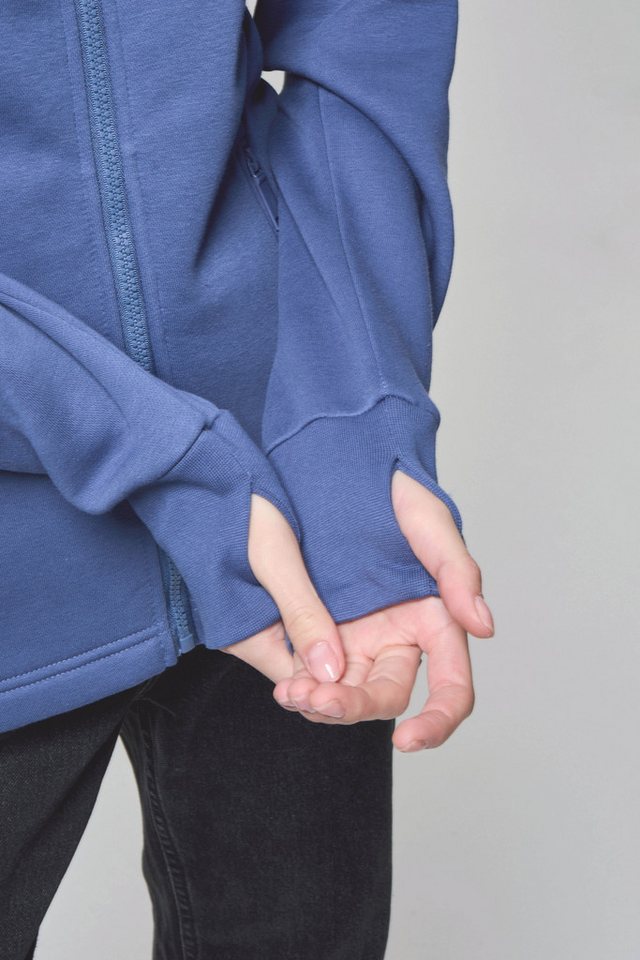 Bench. Sweatjacke HAYLO aus Baumwolle und Polyester, figurbetonte Passform, Langarm – Bild 4 von 5