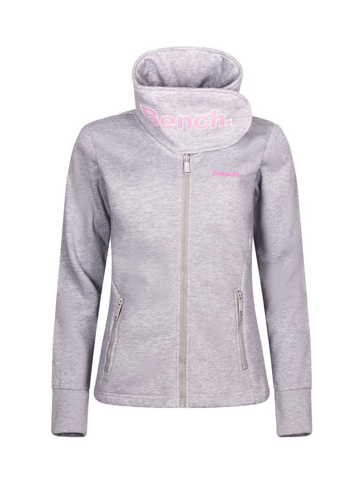 Bench. Sweatjacke HAYLO aus Baumwolle und Polyester, figurbetonte Passform, Langarm – Bild 5 von 5