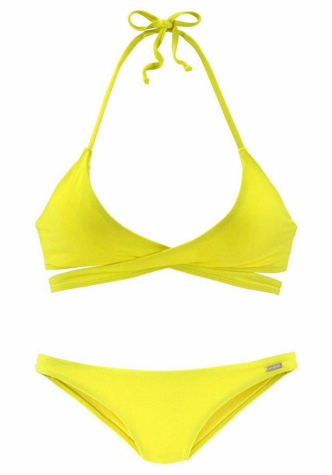 Bench. Triangel-Bikini in Wickeloptik – Bild 2 von 5