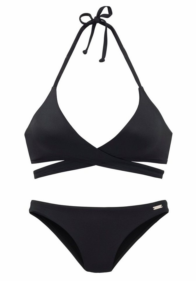 Bench. Triangel-Bikini in Wickeloptik – Bild 2 von 5