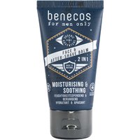 benecos Bio-Face & Aftershave-Balsam 2-in-1 "for men only", 50 ml