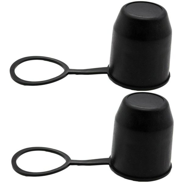 BENSON 2x Anhängerkupplungskappe Schutzkappe Abdeckkappe Auto-Adapter, Anhängerkupplung, Kugel, Kappe